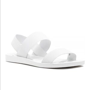 STEVE MADDEN RAFA Stretchy Strips SANDAL WHITE
